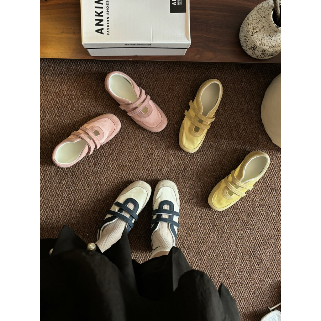 Giày Sneaker Nữ Marry Jane Quai Dán Phong Cách Hàn Quốc Mùa Hè 2025 Hàng QCCC - díel sóle