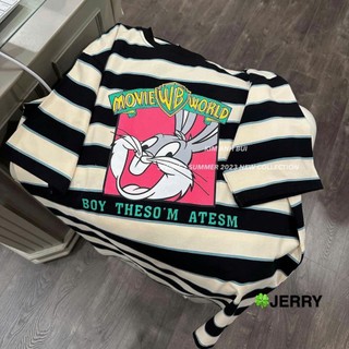 Áo Thun Nữ Thỏ Bunny Phông Ngắn Tay Họa Tiết Form Rộng Trùm Mông QCCC Cao Cấp