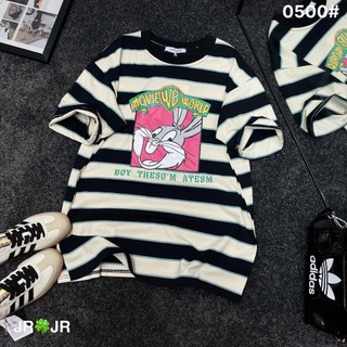 Áo Thun Nữ Thỏ Bunny Phông Ngắn Tay Họa Tiết Form Rộng Trùm Mông QCCC Cao Cấp