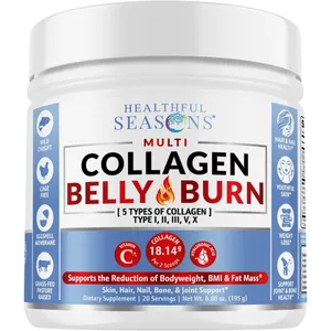 Collagen Belly Burn hỗ trợ cân nặng,Kiểm soát cảm giác thèm ăn 195g Healthful Seasons