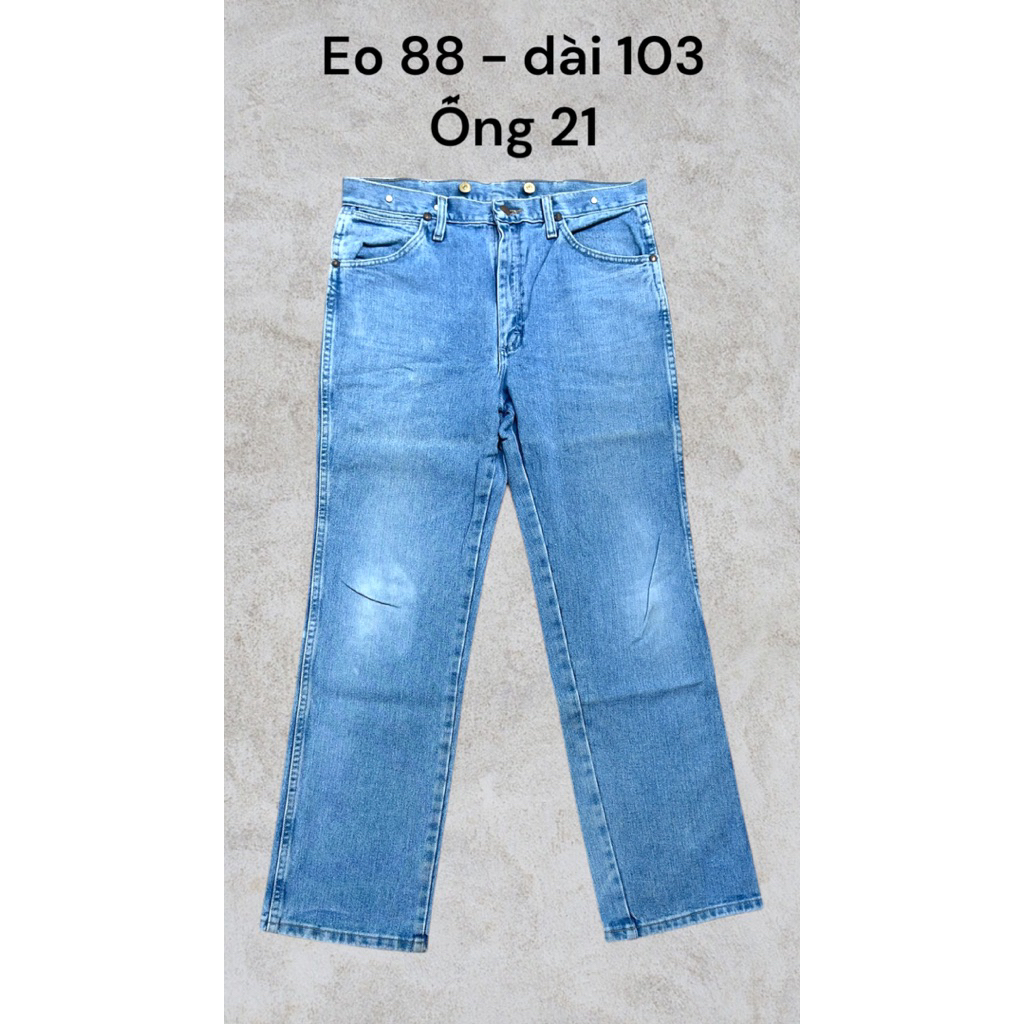 quần Denim WL - nút Ca hát - size 33