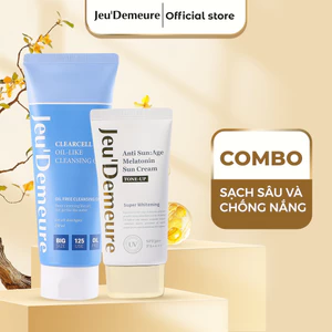 Combo sạch da và chống nắng Jeu'Demeure
