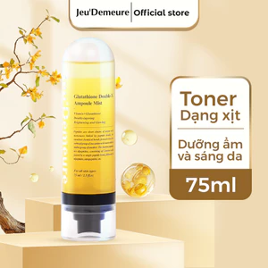 Toner Xịt Dưỡng Cấp Ẩm Căng Bóng Cho Da Glutathione Doublex Ampoule mist JeuDemeure 75ml