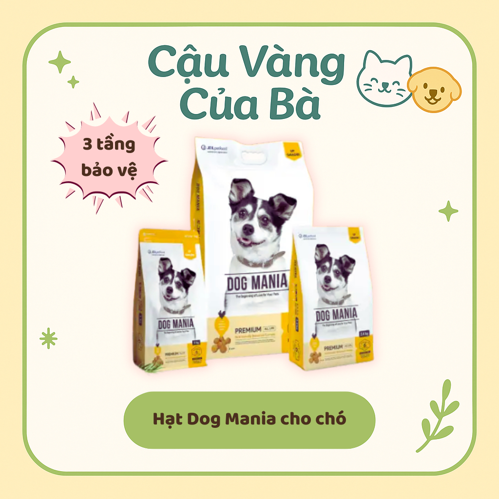 Thức ăn hạt cho chó mọi lứa tuổi Dog Mania [Hàn Quốc] | Shopee Việt Nam