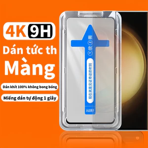Kính cường lực tự dính chính hãng siêu cao cấp dành cho Samsung Galaxy S25 edge S24 FE S23+ S22 Ultra A56 A36 A16 A55