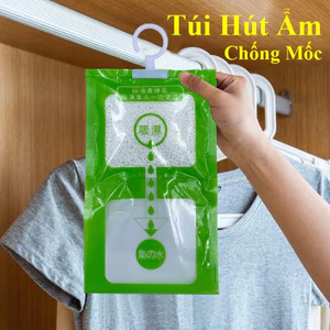 Túi hút ẩm gói hút ẩm 2 ngăn ko mùi chống ẩm chống mốc có móc treo đa năng siêu hút ẩm cực tốt
