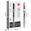 Bút Gel Deli A575/A623/S206 – 0.5mm – Mực đậm trơn – Vỏ trong suốt – Học sinh, văn phòng
