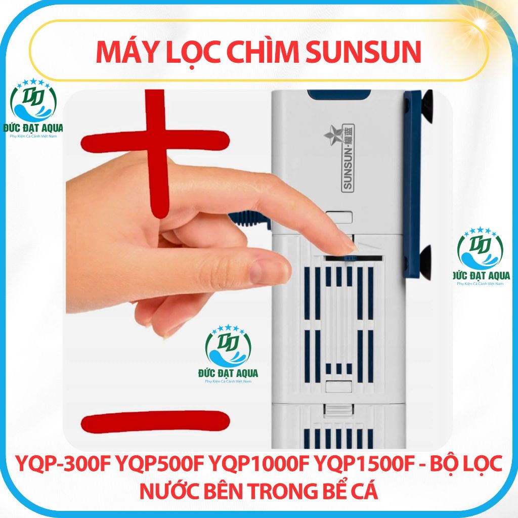Máy Lọc Chìm Sunsun YQP-300F YQP500F YQP1000F YQP1500F - Bộ Lọc Nước Bên Trong Bể Cá cảnh 6