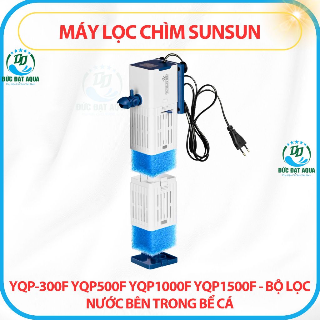 Máy Lọc Chìm Sunsun YQP-300F YQP500F YQP1000F YQP1500F - Bộ Lọc Nước Bên Trong Bể Cá cảnh 5