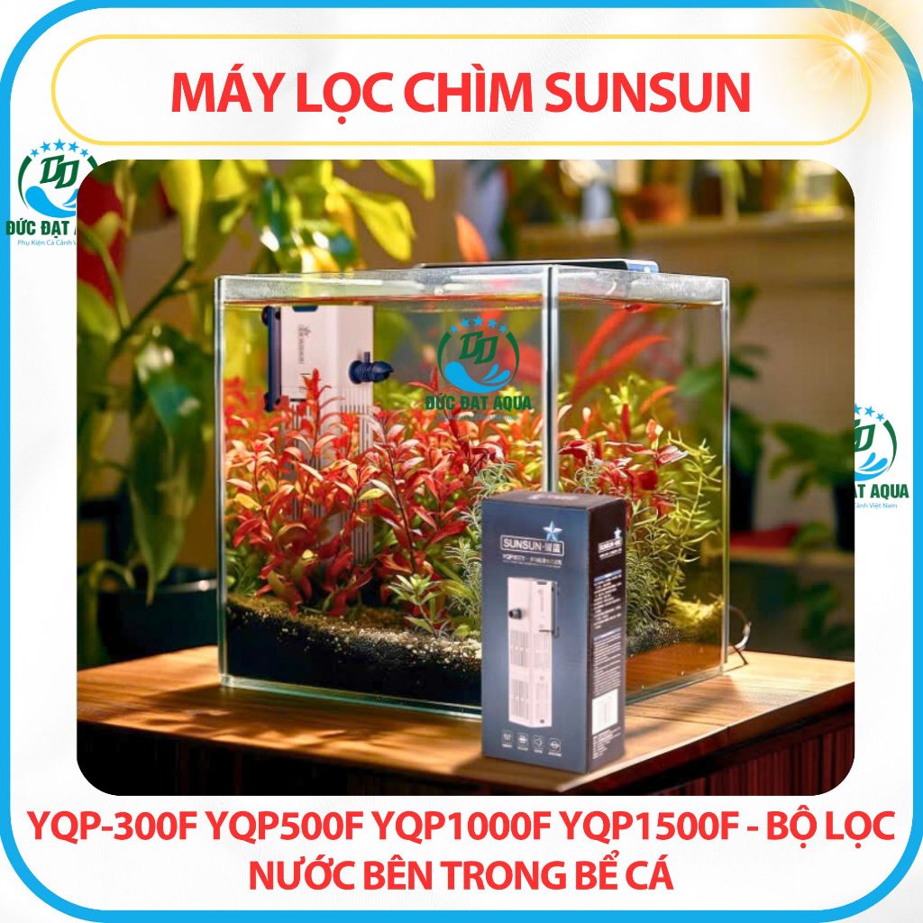 Máy Lọc Chìm Sunsun YQP-300F YQP500F YQP1000F YQP1500F - Bộ Lọc Nước Bên Trong Bể Cá cảnh 9