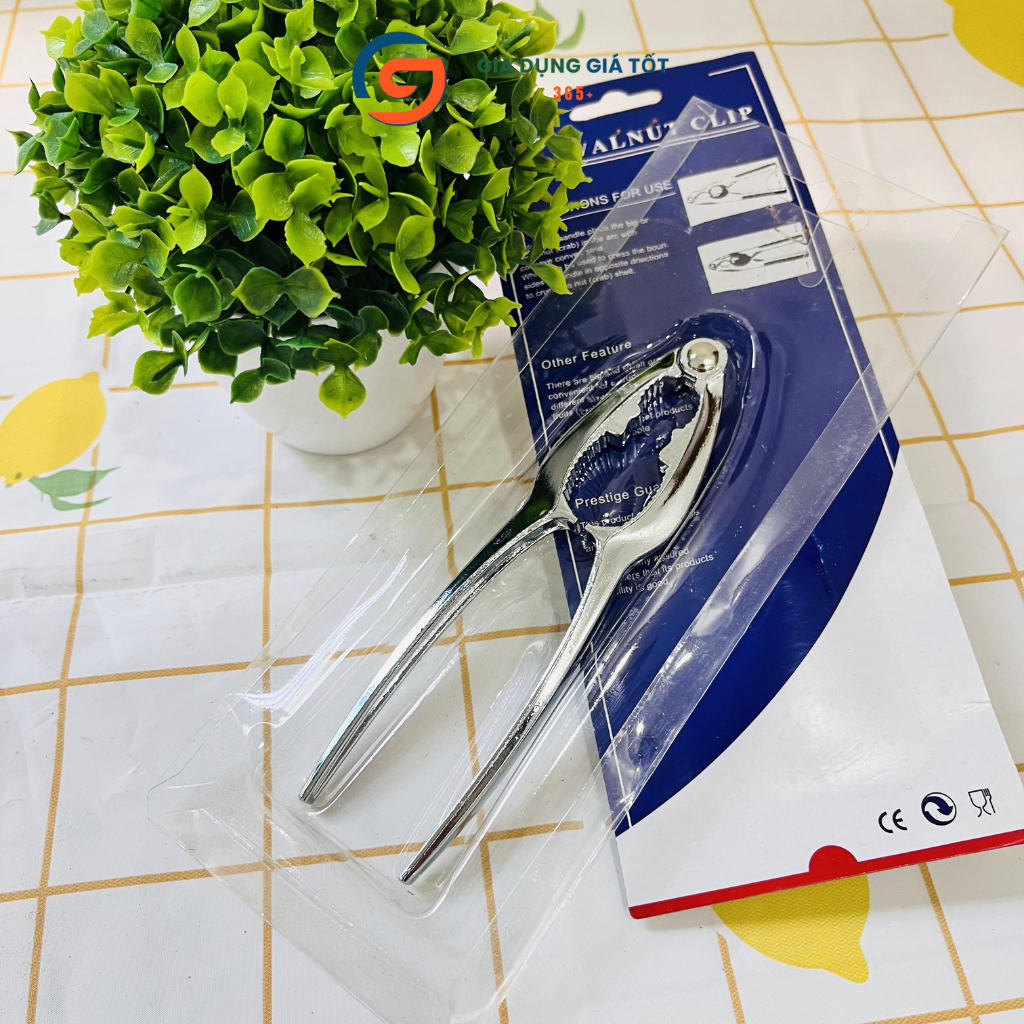 Kẹp càng cua inox cao cấp, kẹp kim loại bóp ốc, hạt điều, hạt dẻ - kẹp đa năng dễ sử dụng