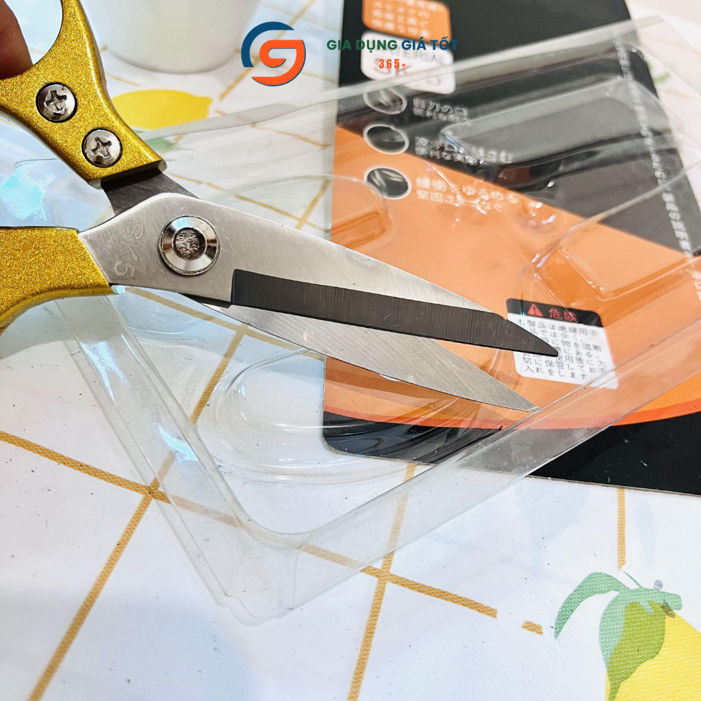 Kéo cắt đa năng SK5 Nhật cao cấp, kéo cắt thực phẩm, thịt gà, cá, rau củ, đồ ăn tiện lợi