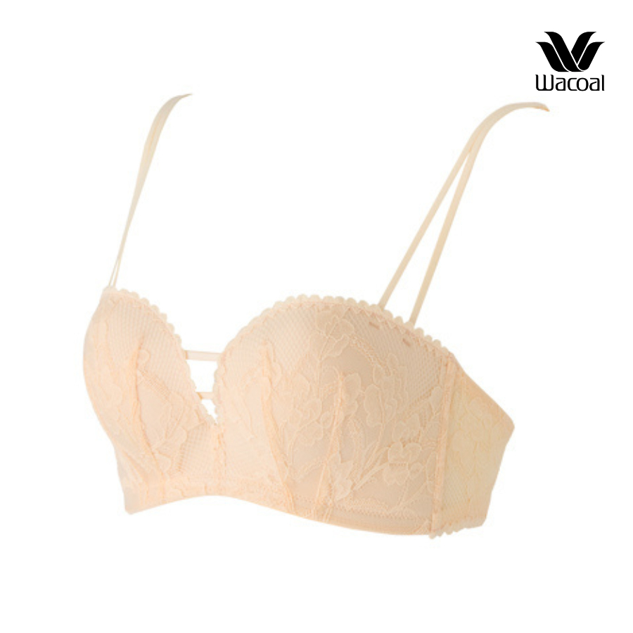 Áo lót Wacoal Trendy bra IOB1306 không gọng nâng nhẹ mút ~ 1.5cm dây vai mảnh cố định smart size