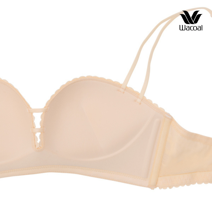 Áo lót Wacoal Trendy bra IOB1306 không gọng nâng nhẹ mút ~ 1.5cm dây vai mảnh cố định smart size