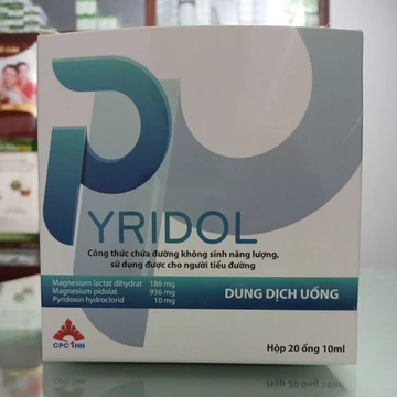 Pyridol MgB6 hộp 20 ống bổ sung Magie và Vitamin B6 tăng cường sức khỏe