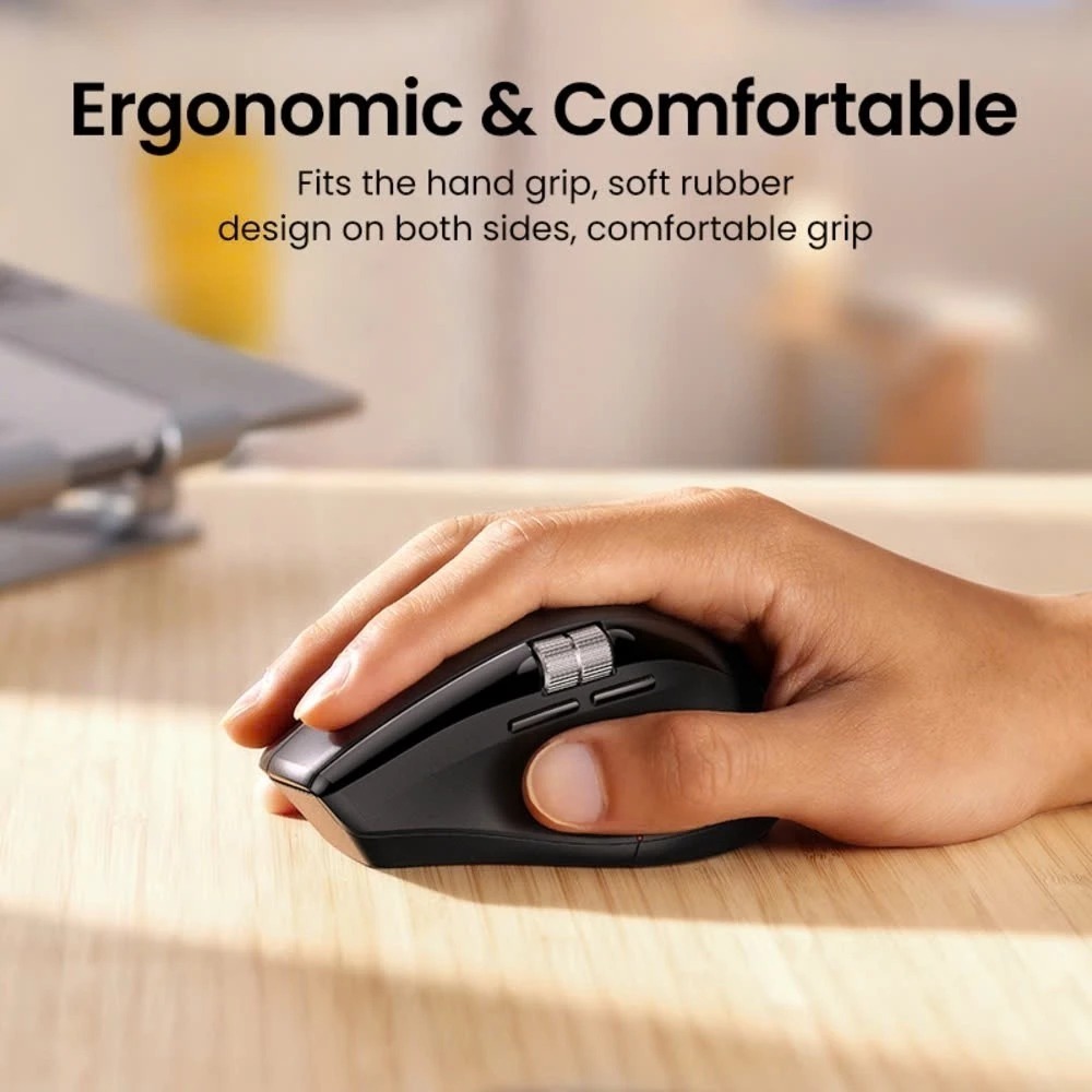 Chuột không dây 2.4Ghz+Bluetooth dùng cho máy tính + laptop + chất liệu nhựa ABS Ugreen 45792 M751 | BigBuy360 - bigbuy360.vn