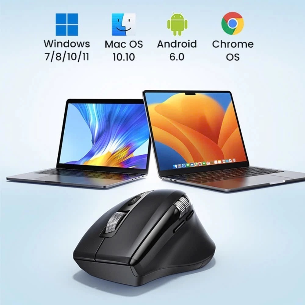 Chuột không dây 2.4Ghz+Bluetooth dùng cho máy tính + laptop + chất liệu nhựa ABS Ugreen 45792 M751 | BigBuy360 - bigbuy360.vn