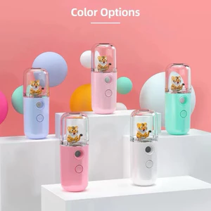 Máy Phun Sương NANO Tạo Ẩm Da Mặt - Quạt Cầm Tay Phun Sương Mini