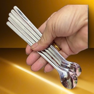 Combo 4/6/12 Thìa Cà Phê Inox 304 Model 17cm Miệng Giọt Nước Trắng Bạc Siêu Đẹp