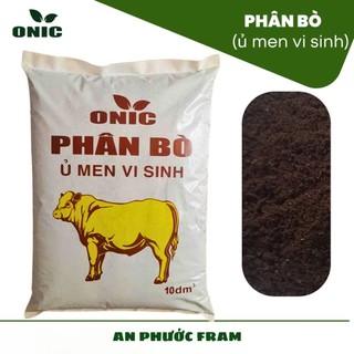 Phân bò ủ vi sinh ONIC 10dm3 (~3,5kg) - phân bò tự nhiên – không lẫn tạp chất