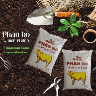 Phân bò ủ vi sinh ONIC 10dm3 (~3,5kg) - phân bò tự nhiên – không lẫn tạp chất