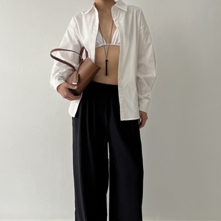 Áo sơ mi oversized Omai thiết kế chất Cotton mềm - TSM09