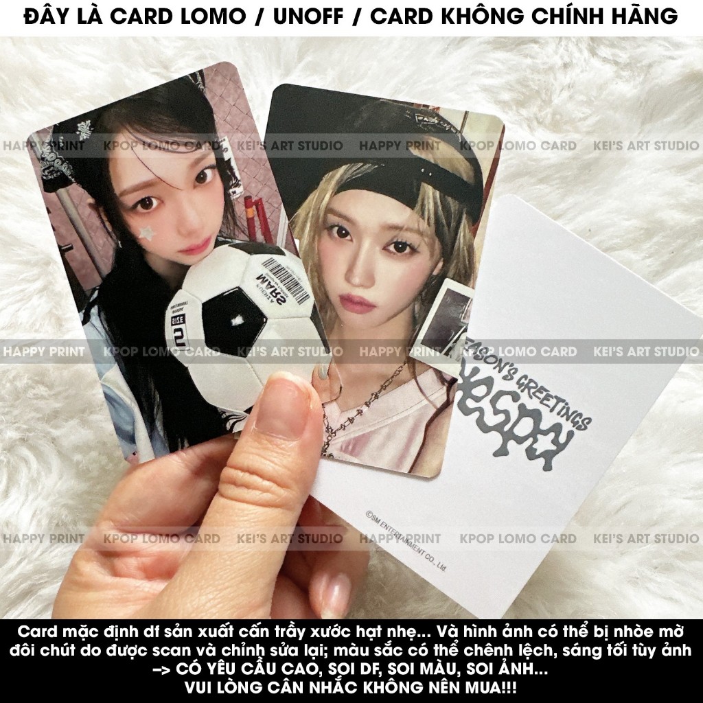 [CARD LOMO MUA 3 TẶNG 1] Aespa Season greeting 2025 - ssgt25 - Karina, Winter, Giselle, Ningning