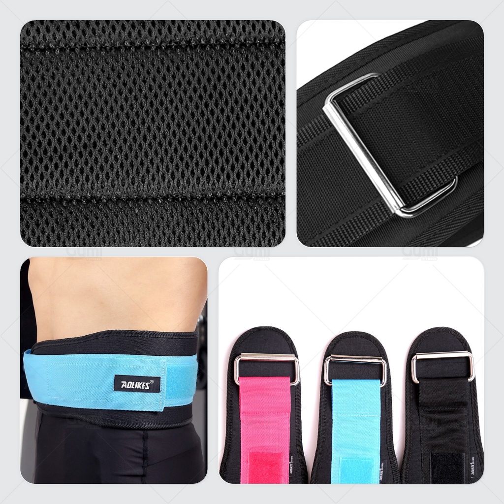 Đai Lưng 1 Lớp Aolikes A-1698 - Đai Lưng Bảo Vệ Cột Sống Tập Gym, Thể Thao Nam & Nữ - DL-AL1698