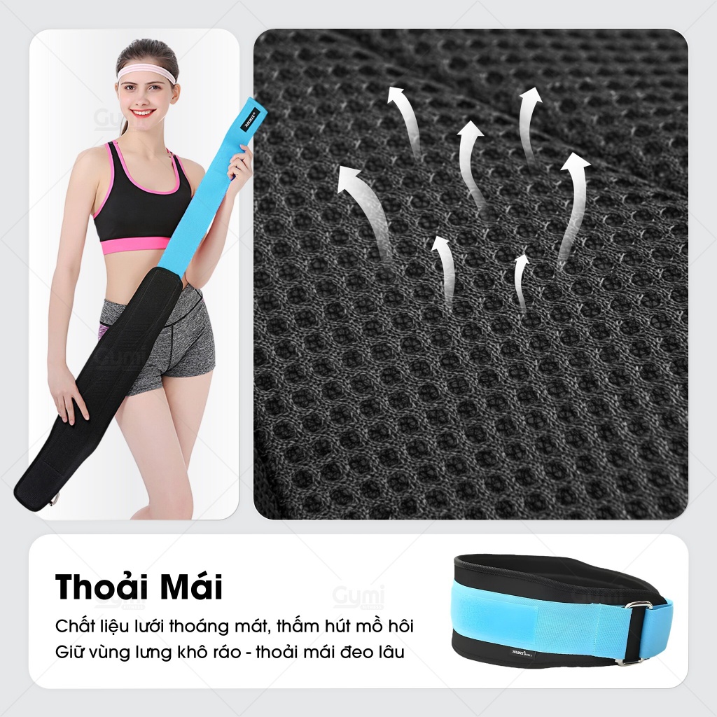 Đai Lưng 1 Lớp Aolikes A-1698 - Đai Lưng Bảo Vệ Cột Sống Tập Gym, Thể Thao Nam & Nữ - DL-AL1698