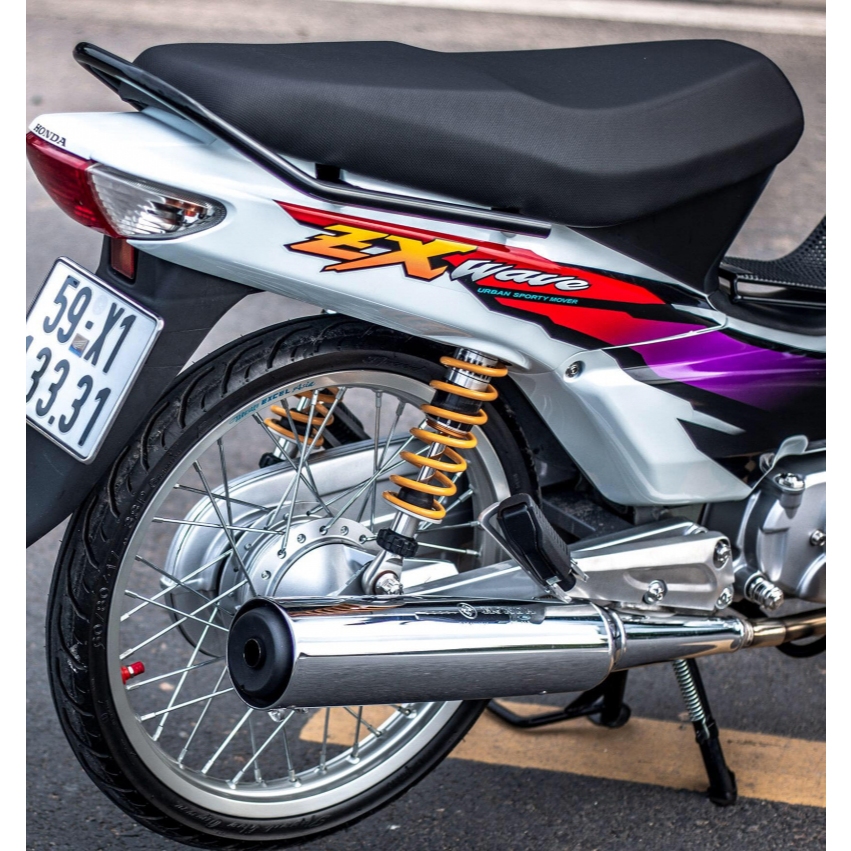Tem rời WAVE ZX đen trắng. Decal bền đẹp không bay màu. Làm theo yêu cầu