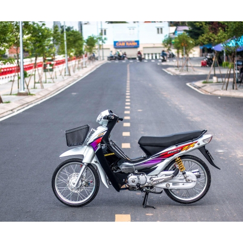Tem rời WAVE ZX đen trắng. Decal bền đẹp không bay màu. Làm theo yêu cầu