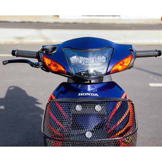 Tem rời Repsol Racing chất chơi. WAVE Alpha đen cam, decal cao cấp bền không tưởng