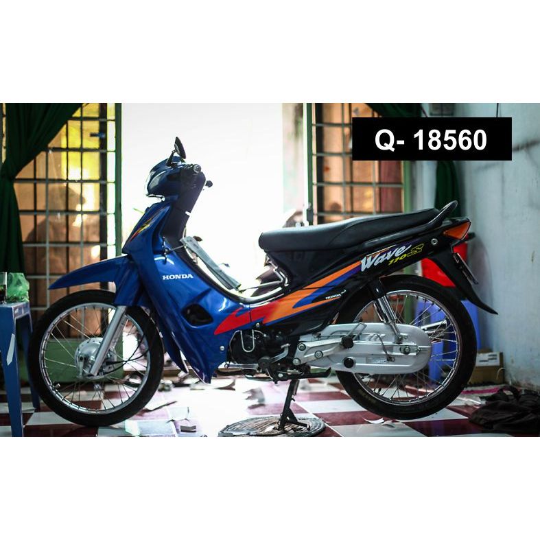TỔNG HỢP tem rời WAVE đời đầu xanh đen, vuốt qua để xem tiếp. Thiết kế theo yêu cầu, sắc nét, bền màu.