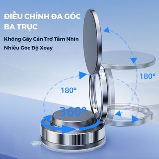Giá Đỡ Điện Thoại Ô Tô Hút Từ Tính T28 – Xoay 360 Độ, Gắn Chắc Mọi Bề Mặt, Hút Mạnh