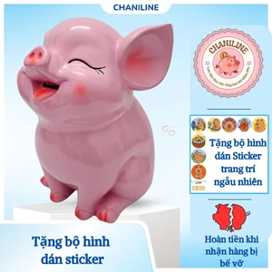 Heo Đất Lợn Đất Heo Tai Vểnh SIZE TO đáng yêu Ống heo tiết kiệm tiền,trang trí,quà tặng CHANILINE