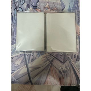 Một bọc 50 bọc bài Yugioh Size 62*89mm sleeve màu nhám lưng Yugioh - Chính hãng - đen và trắng