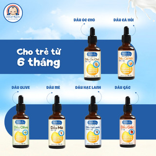 Dầu Ăn Dặm Dinh Dưỡng Cho Trẻ Từ 6 Tháng Biobaby 100% Nguyên Chất Giúp Bé Phát Triển Trí Não Tăng Miễn Dịch 50ml