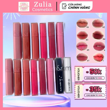 Son Kem Lì Mịn Môi Romand Blur Fudge Tint Hàn quốc đủ màu 5gam
