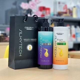 GỘI  XẢ PHỤC HỒI KERATIN THERAPY CEORALI - 2X720ML