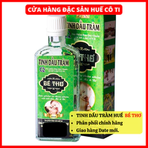 Dầu Tràm Huế, Tinh Dầu Tràm Nguyên Chất Bé Thơ Chai Lớn 100ml, Chiết Xuất Từ Thiên Nhiên