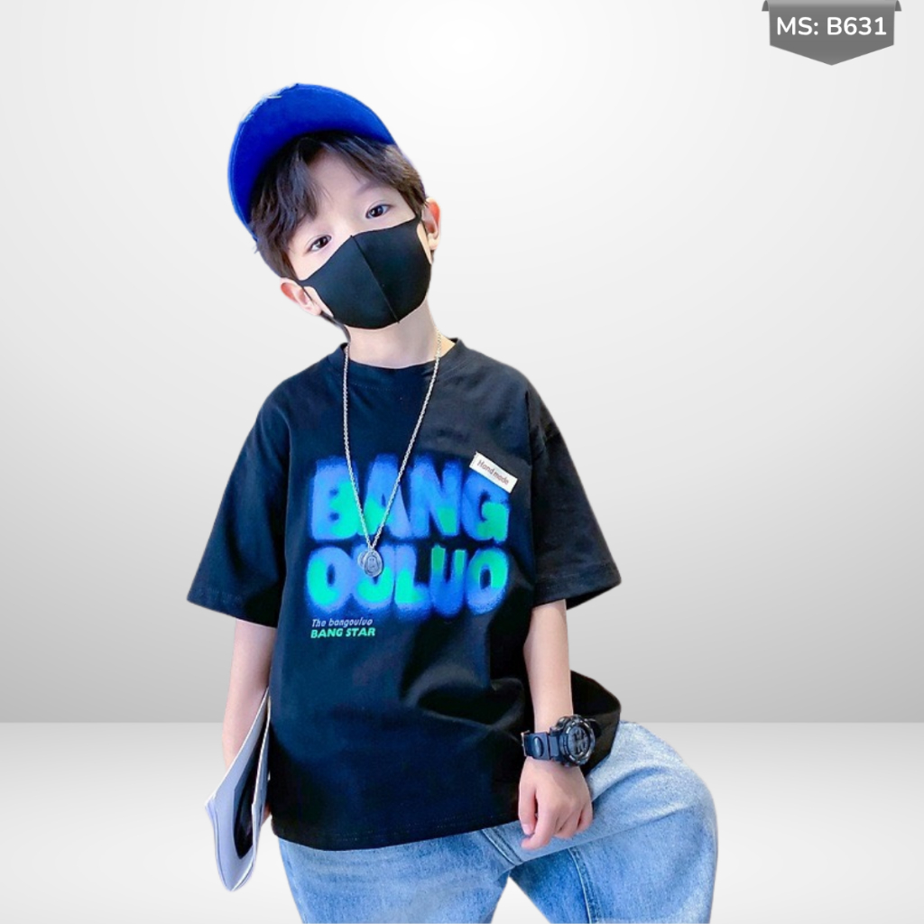 Áo Thun Ngắn Tay Mùa Hè Cho Bé Trai, Bé Gái In Hình Năng Động, Cổ Tròn B631 | JJ Kids Fashion