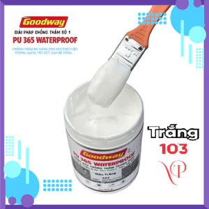 {Lon 5Kg-Tặng cọ} PU365 WATERPROOF GOODWAY-Sơn Chống Thấm Đa Năng Mọi Chất Liệu