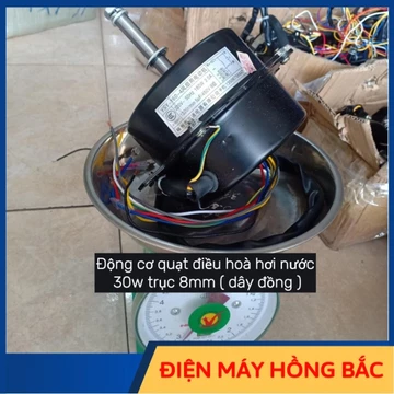 Motor quạt điều hòa hơi nước - động cơ quạt điều hoà hơi nước 30w trục 8mm ( dây đồng )
