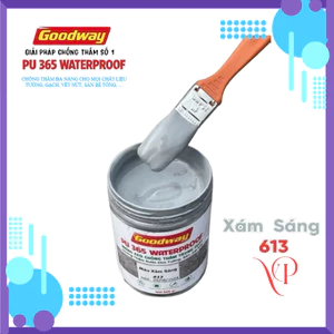 {Lon 1Kg} PU365 WATERPROOF GOODWAY-Sơn Chống Thấm Đa Năng Mọi Chất Liệu Không Mùi Hôi, Không Độc Hại