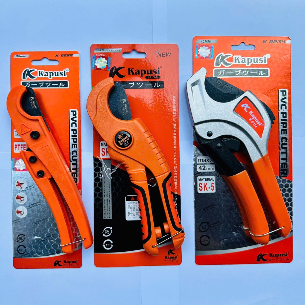 Dao Kéo cắt ống nhựa hãng Kapusi Nhật Bản cỡ 38mm thông dụng, cắt ống nhựa, ống nhiệt k0086