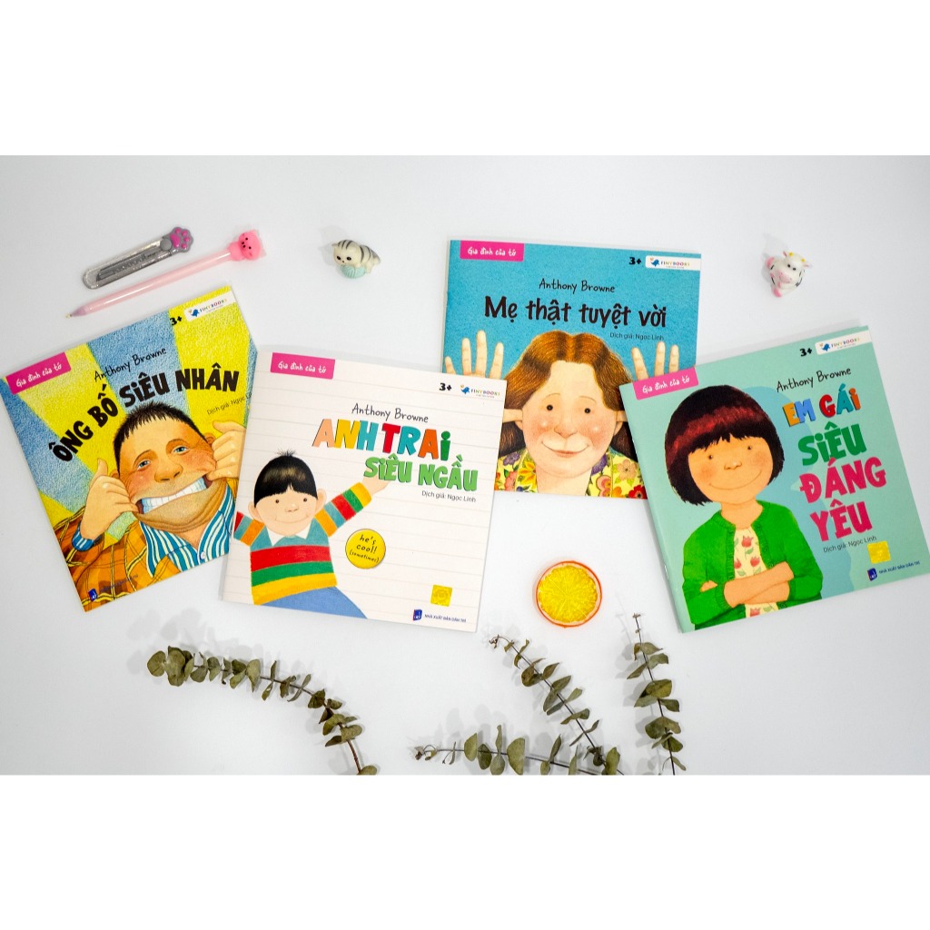 [Outlet S1] Sách - Bộ Sách Gia Đình Của Tớ - Bộ sách 4 cuốn lẻ/combo tùy chọn - Finybooks