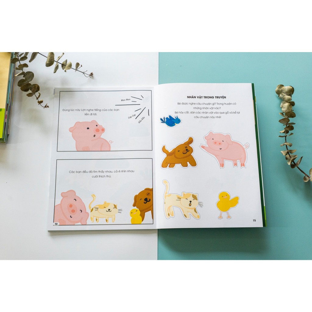 [Outlet S1] Sách - Bộ sách Cùng Con Học Nói - Dành cho bé từ 1 tuổi - Finybooks