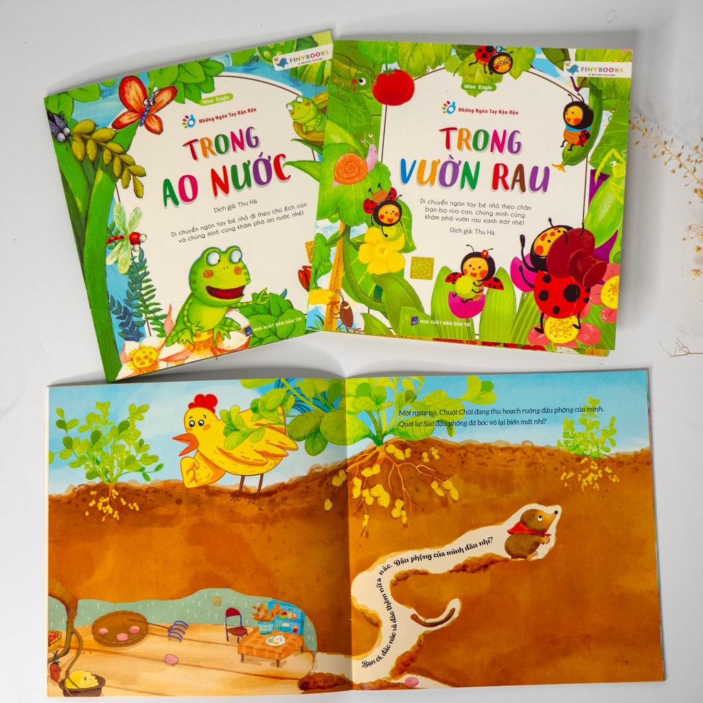 [Outlet S1] Sách - Bộ sách Những ngón tay bận rộn - Phân loại lẻ/combo - Finybooks