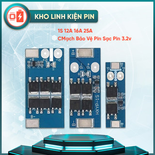 Mạch Bảo Vệ Pin Sạc Lithium 1S 12A 16A 25A cho đèn năng lượng mặt trời pin sắt 3.2V, 18650 3.7V (H03)
