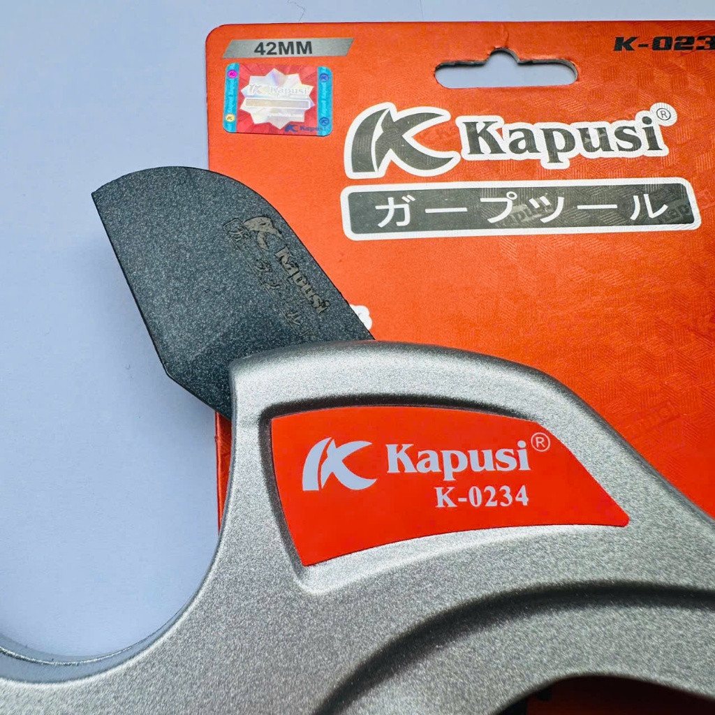 Kéo Cắt Ống  PVC, PPR, PE 42mm KAPUSI tay xám cam K0234